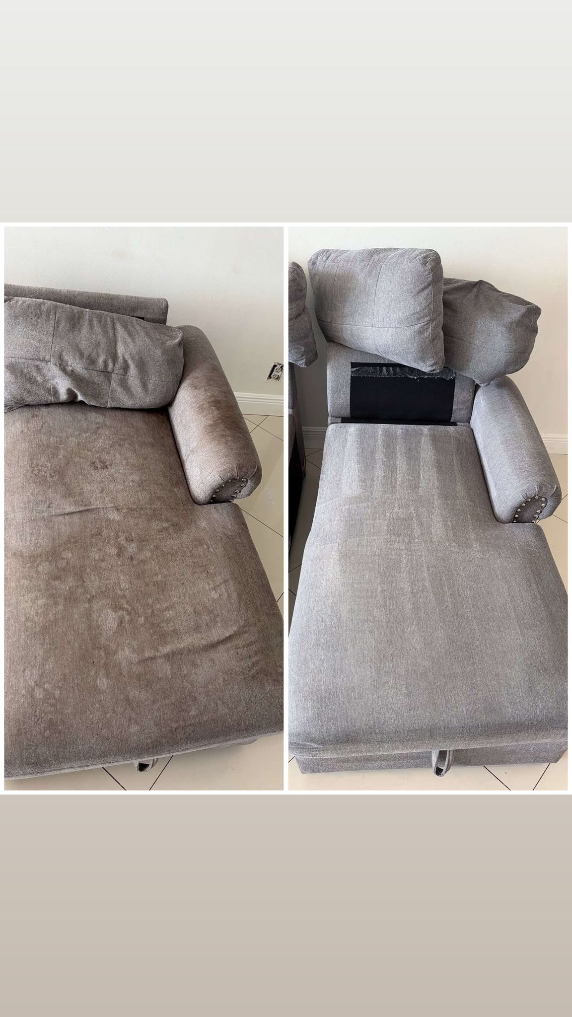 Nettoyage de Canapés